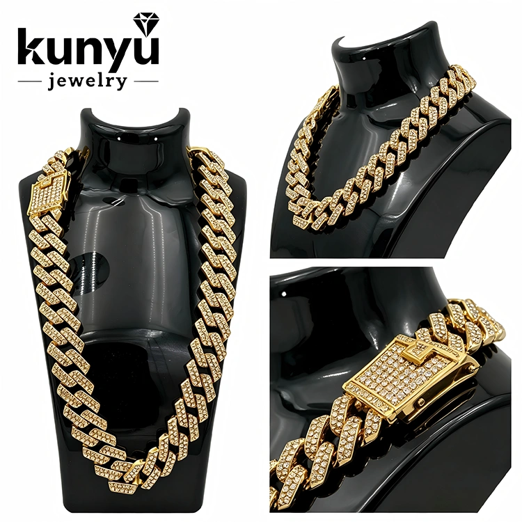 Кубинський ланцюжок Iced Gold