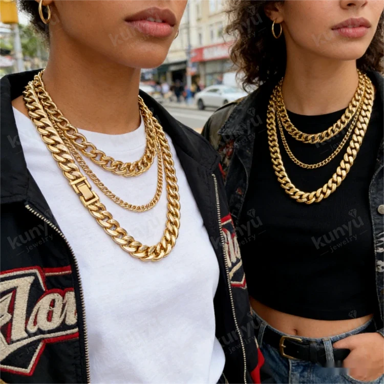Hip hop streetwear necklace